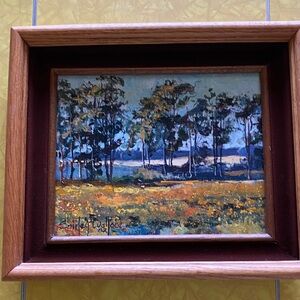 Vintage Oil “Poppies at Late Day”